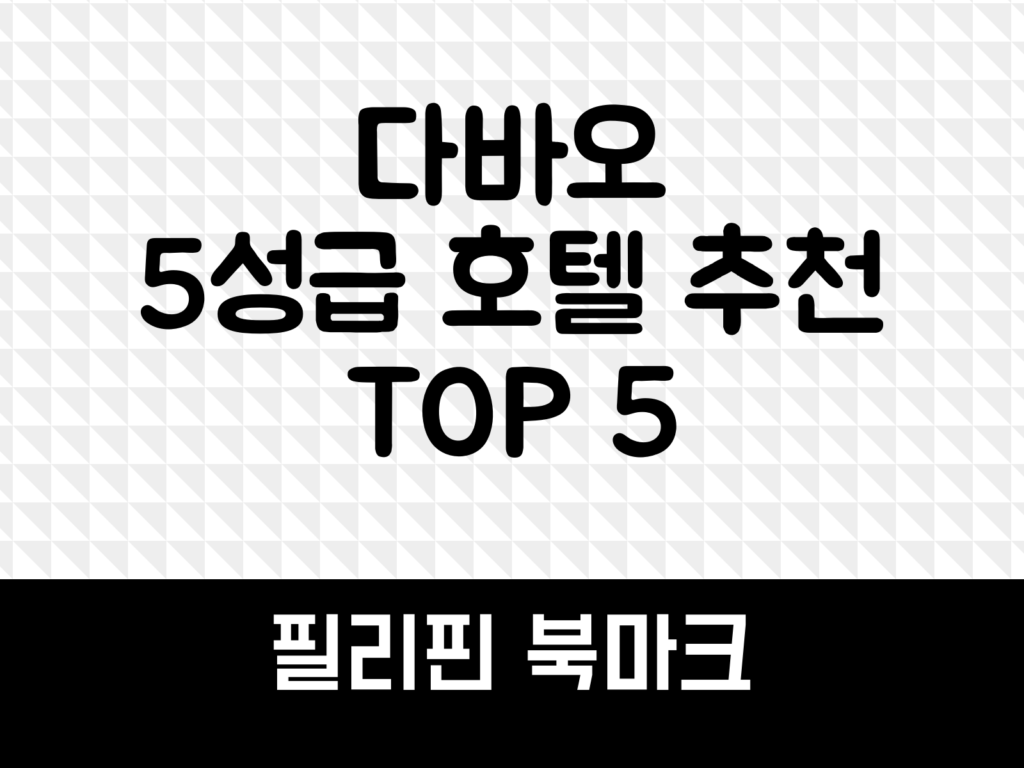 다바오 5성급 호텔